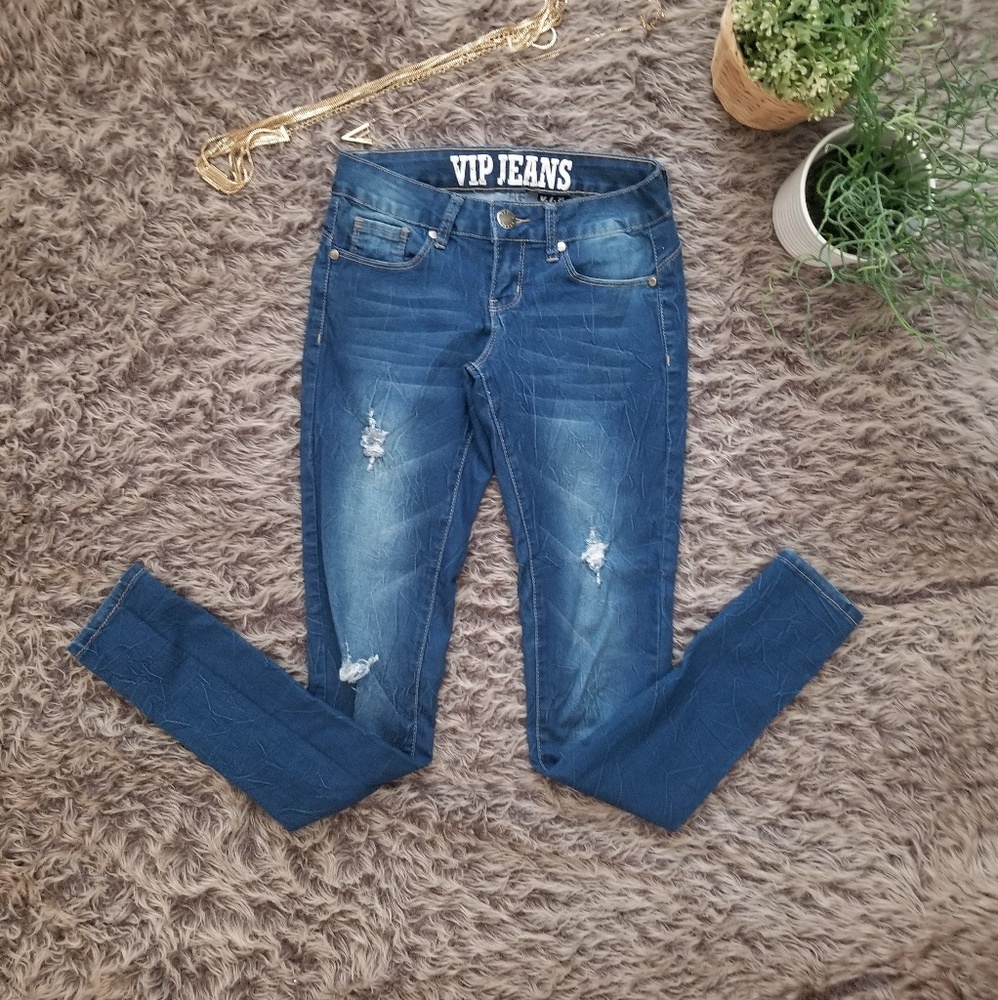 VIP Distressed Jeans